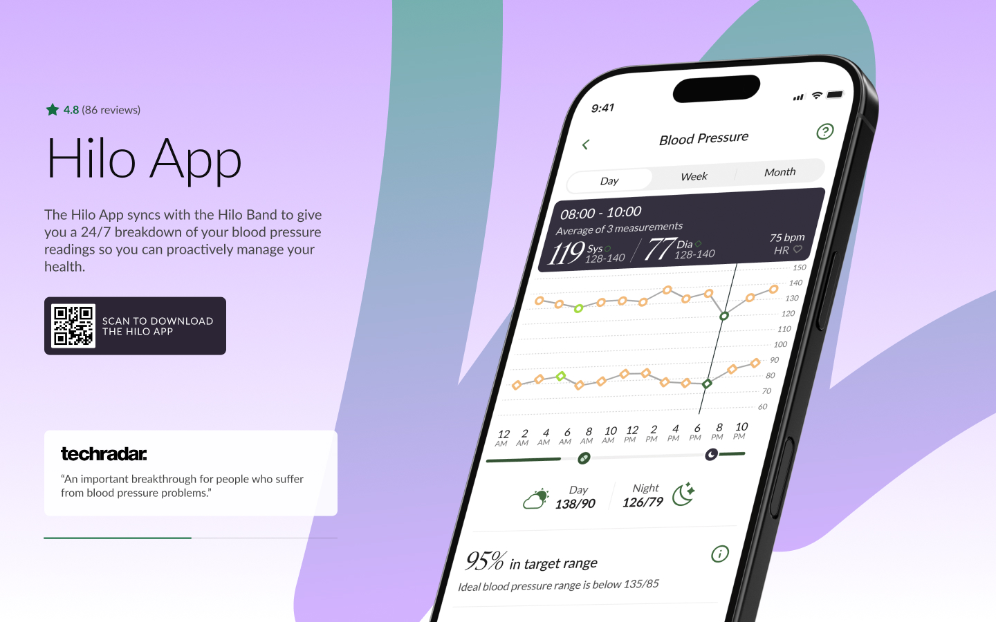 Hilo app interface